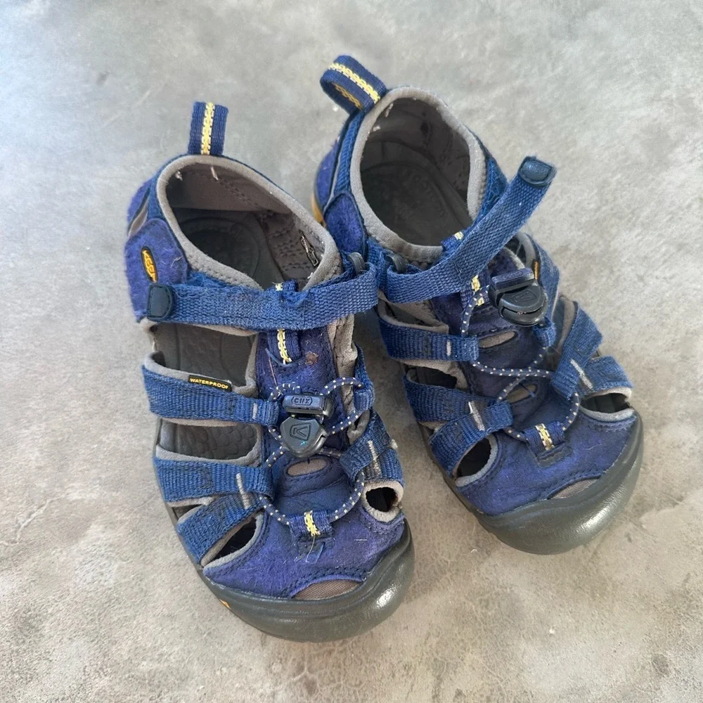 KEEN Kids Blue and Gray Sandals